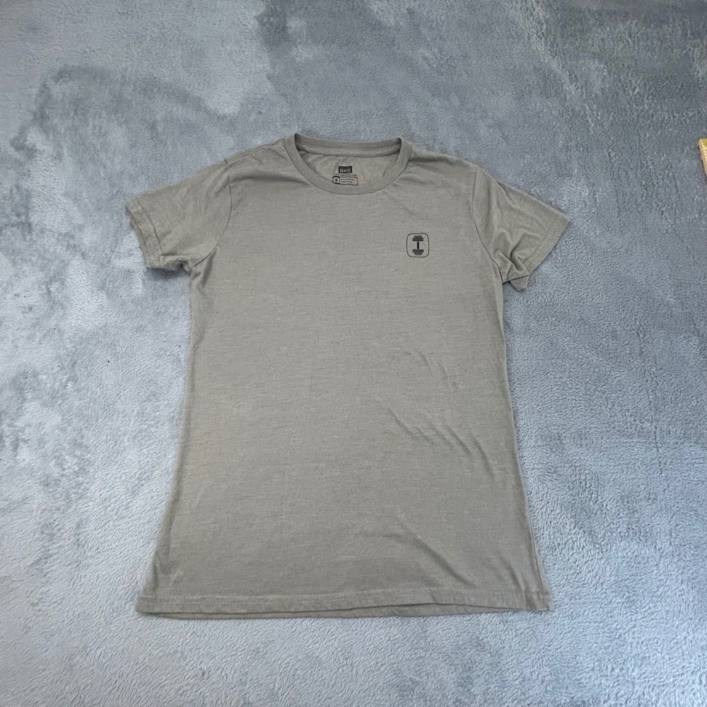 The Lift Box Crew United We Lift Tour Graphic T-Shirt Womens Small Grey